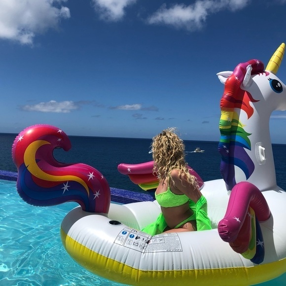 Peixoto neon bikini SET SMALL MEDIUM rouched sample adjustable straps HOT GREEN - Picture 5 of 13